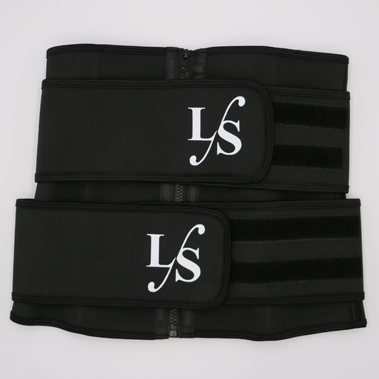 Waist Trainer Latex Double Belt Waist Cincher